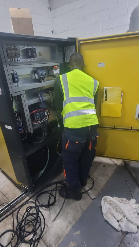 Control panel wiring
